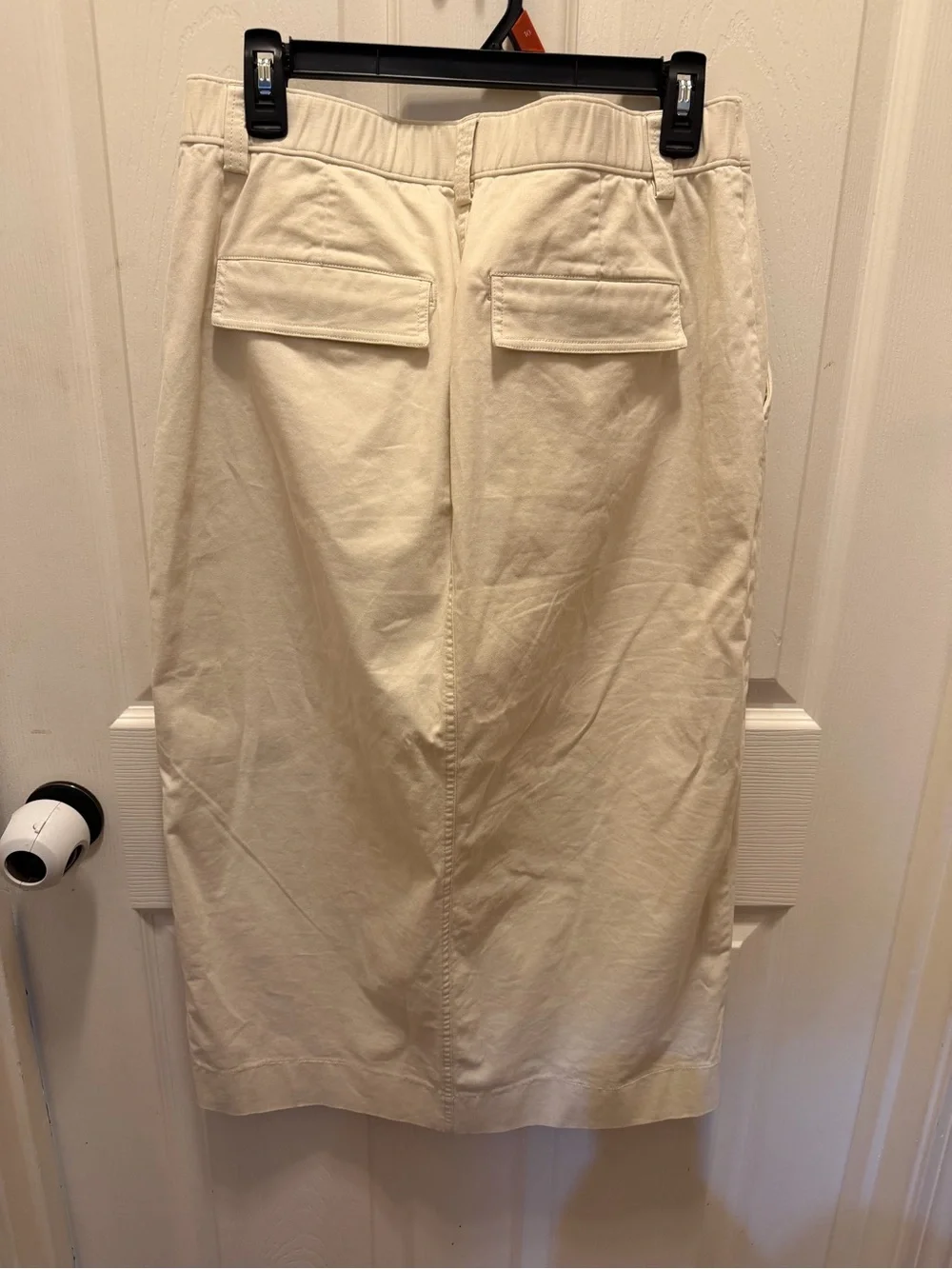 Abercrombie & Fitch Cream Midi Skirt